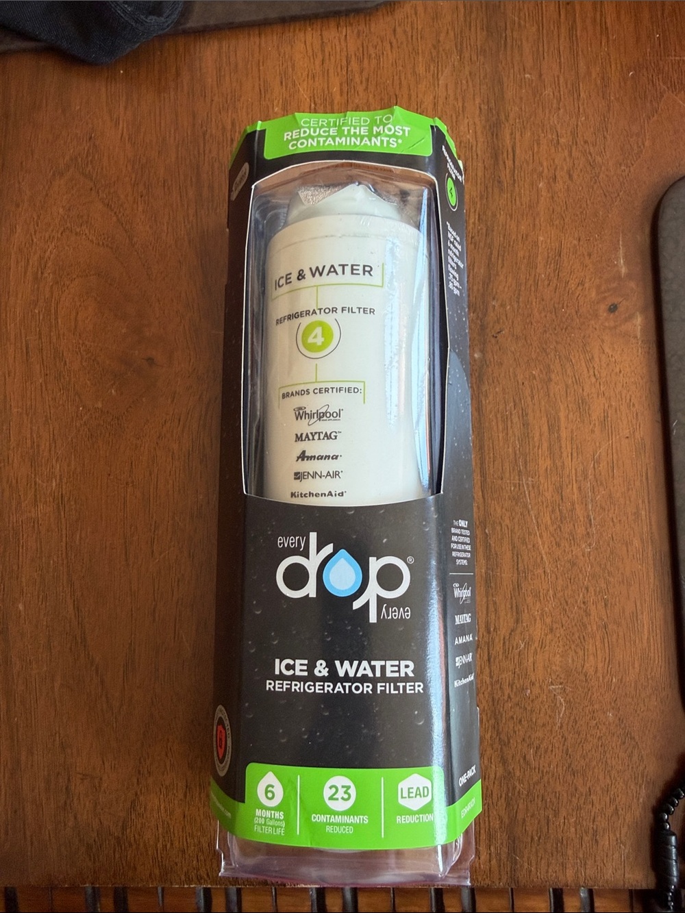 NIB “Whirlpool Refrigerator I e And Water Filter